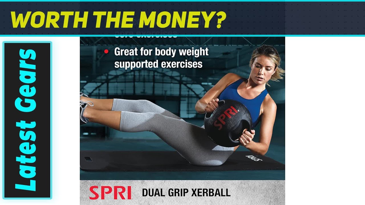 SPRI Medicine Ball with Handles: Powerful Grip, Incredible Results!