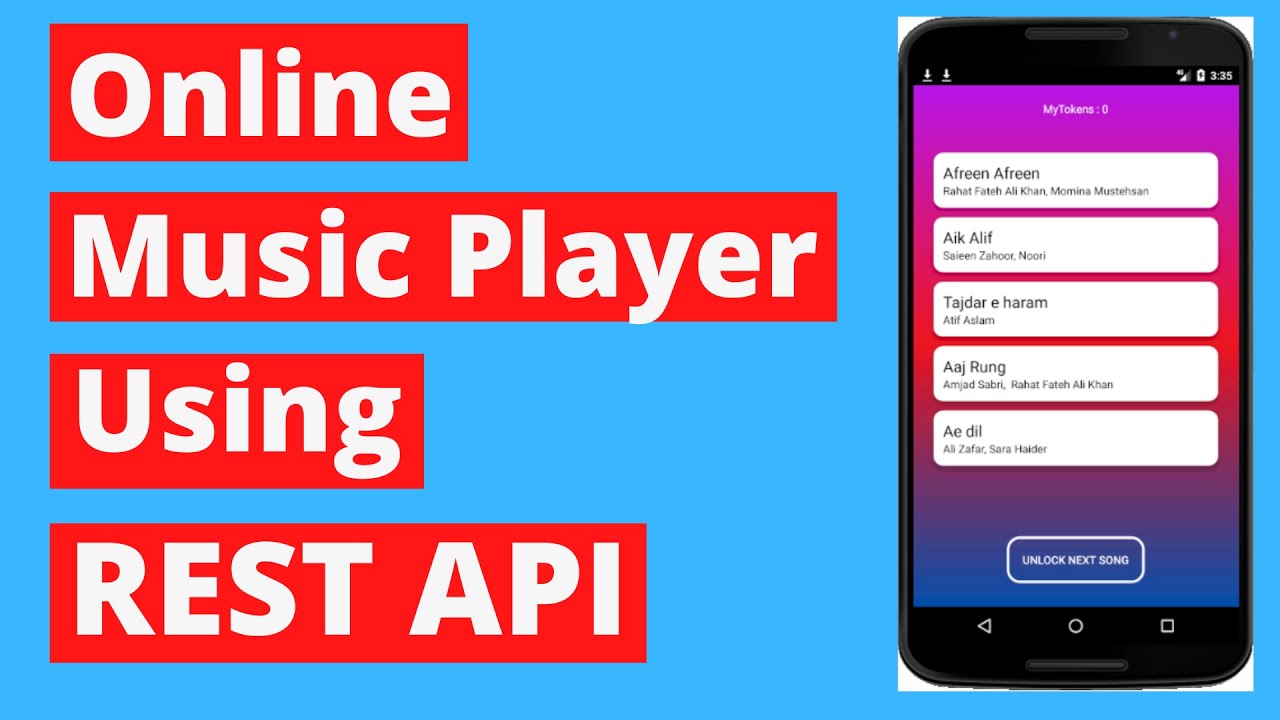 Online Music Player Using REST API - Firebase Android Studio #4 - YouTube