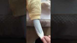 Grandmas Cold Seals Babys Little Feet