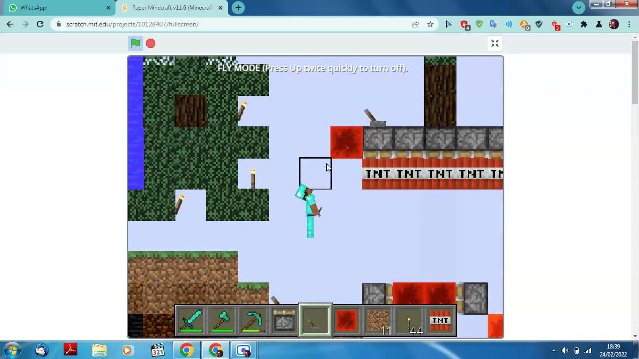 minecraft paper scratch game YouTube