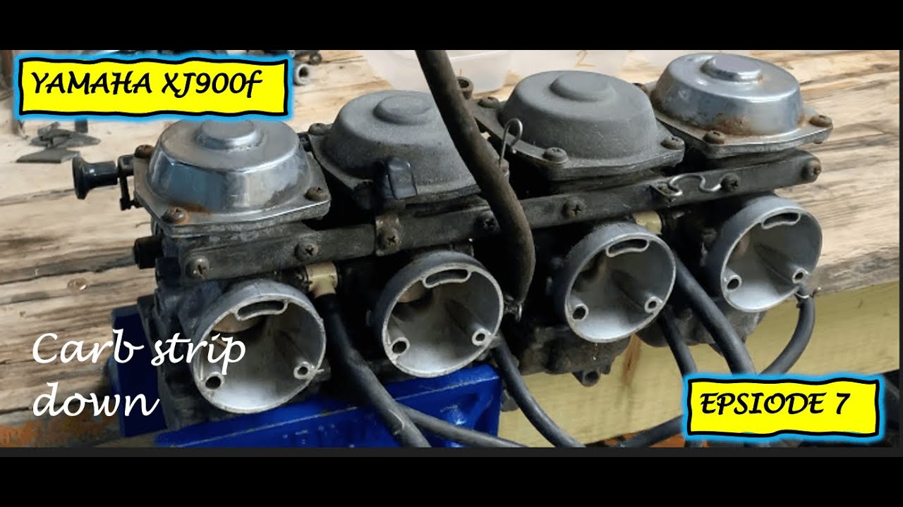 Yamaha XJ900f Ep7 - Mikuni BS36 Carburettor strip down