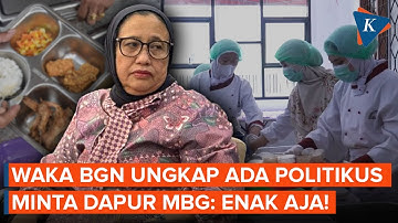 Ada Politikus Minta Dapur MBG, Waka BGN: Enak Aja Lu Ngurusin Dapur!