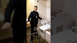 Joint Camp: Getting in and out of shower tub, bench or chair