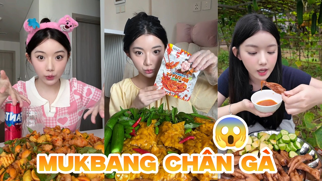 MUKBANG Mẹt Chân Gà Bà Tuyết Khổng Lồ 😱🍗 To Chưa Từng Thấy!