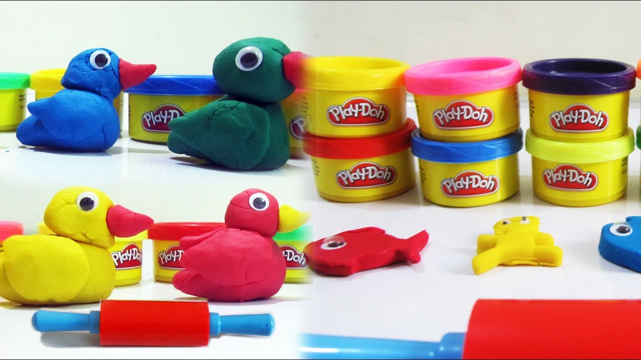 Learn Colors with Play Doh | Play Doh Clay Modeling | stop motion clay animation