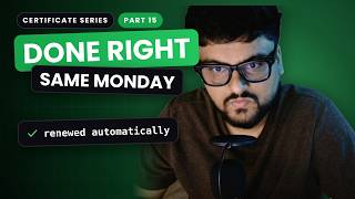 Details The Same Monday, Done Right: Zero Certificate Outages & the Maturity Ladder | DCLM Part 15 Update