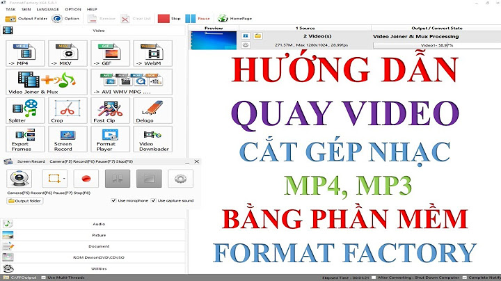 Hướng dẫn cắt video bằng format factory 4.5.5 năm 2024