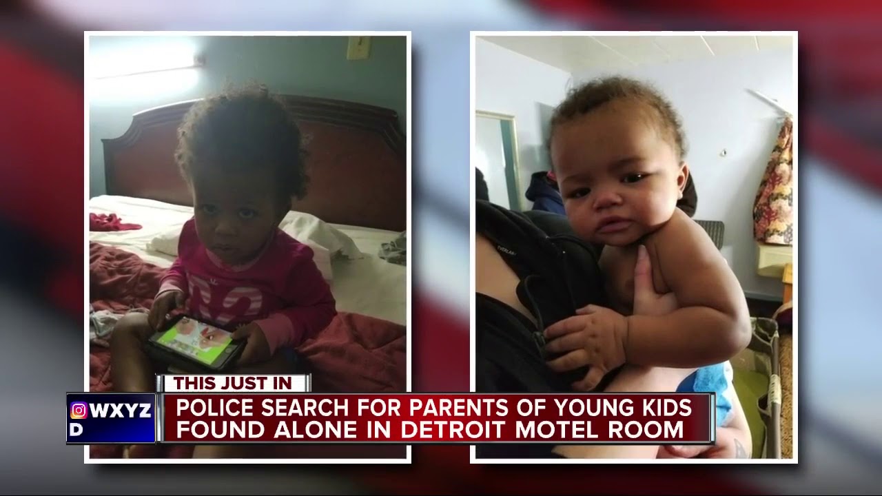 Two young children found in Detroit motel room; police search for ...