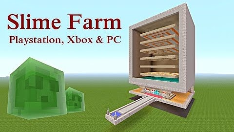 Minecraft Tutorial : Slime Farm for Playstation, Xbox & PC