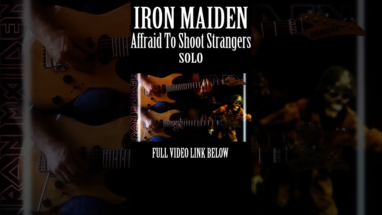 Iron Maiden - Afraid To Shoot Strangers #shorts #ironmaiden #guitar #guitarcover #guitarsolo