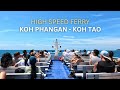High speed ferry from koh phangan to koh tao