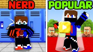 Minecraft but From Nerd to Popular...