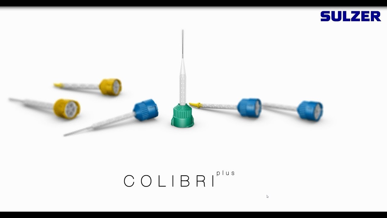 MIXPAC™ T-Mixer Colibri plus - One mixing tip, four indications