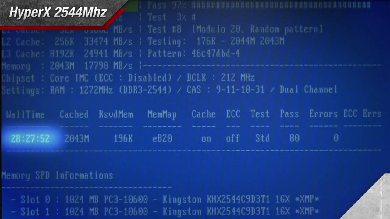 Kingston HyperX 2544MHz DDR3