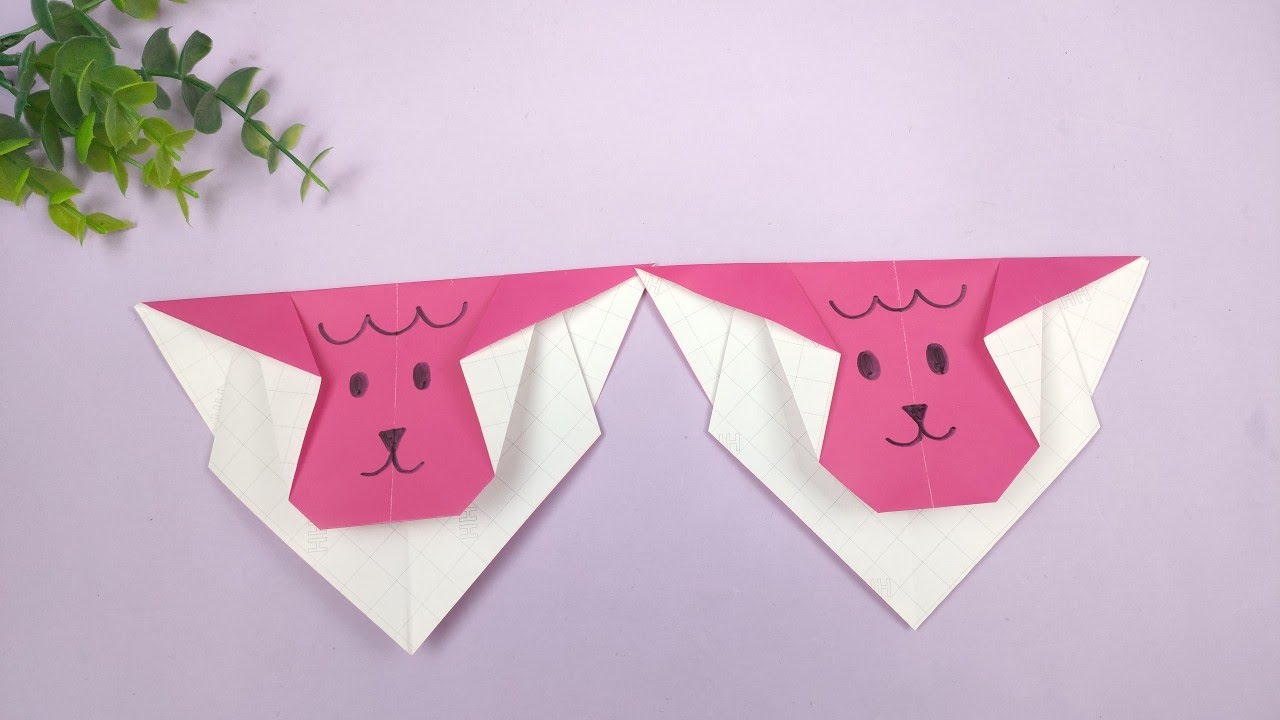 Sheep Face From Paper | DIY Komorebi