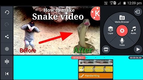 How to make snake ईछाधारी  video  kinemaster full tutorial