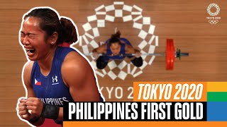 Philippines win their first ever gold medal! 🏋️♀️ | Tokyo Replays