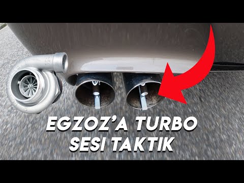 BMW M5 Sahte Turbo Sesi Denemesi – Turbo Sesi için Egzoz Düdüğü - Fake Turbo Exhaust Whistle Test