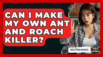 Can I Make My Own Ant And Roach Killer? - Insects and Invaders