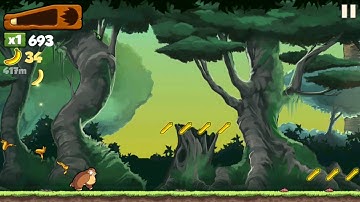 Banana Kong - Gameplay Walkthrough - got 53 bananas HD