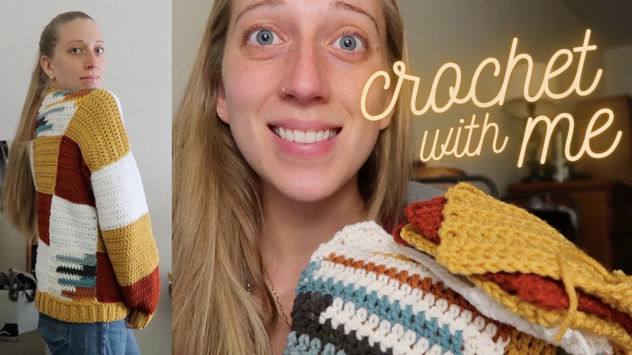 crochet with me | sweater vest inspired 