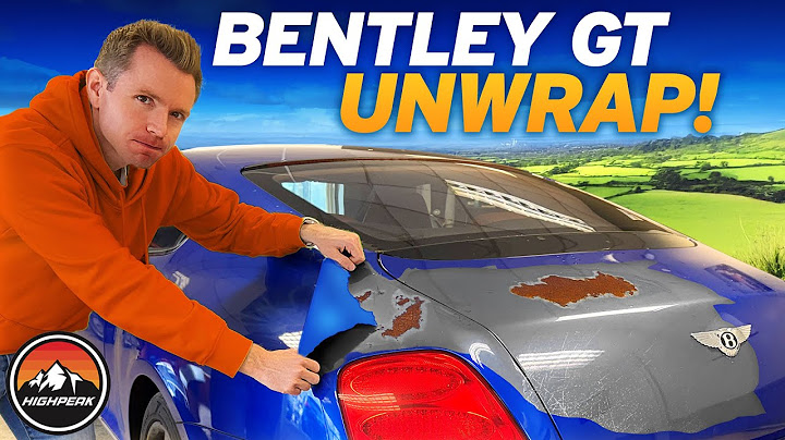 £5,000 BENTLEY CONTINENTAL GT - WHAT’S HIDING UNDER THE WRAP?