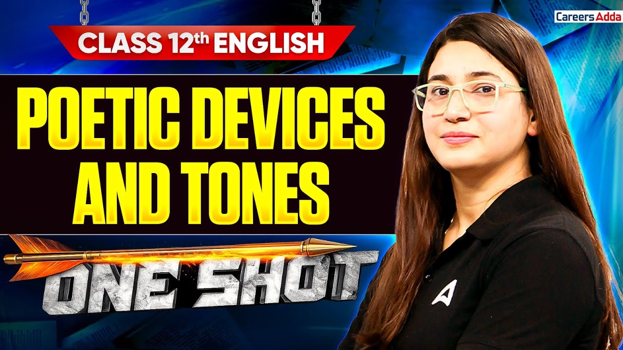 Class 12 English 2026 | Complete Poetic Devices and Tones Revision 🚨 | for Board Exam 2026