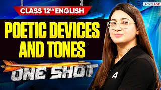 Class 12 English 2026 | Complete Poetic Devices and Tones Revision 🚨 | for Board Exam 2026