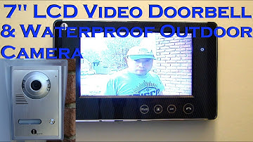 1byone 7" Color LCD Video Doorbell Intercom Review & Install - VP-0033