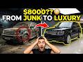 From Junkyard to Luxury Range Rover… $8000 Transformation 😱