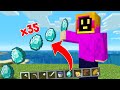 Minecraft But Every Item I Drop Multiplies!