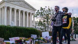 WATCH: Ruth Bader Ginsburg mourners flock to Supreme Court
