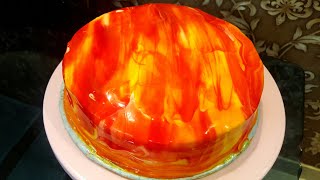 Mirror Glaze #3Ingredients without Gelatin or syrup in Urdu/Hindi by Cook Like Ayesha