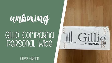 Unboxing a Gillio Firenze Compagna Personal Wide