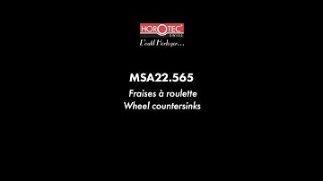 HOROTEC | MSA22.565 | ASSORTMENT OF WHEEL COUNTERSINKS IN HARDENED STEEL AND RUBY