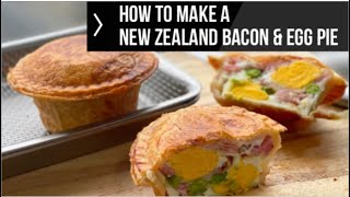 How to made a New Zealand Bacon & Egg Pie - It's a Kiwi classic! Using My Bistro Pie Maker