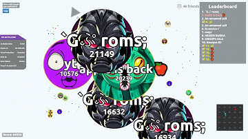 AGARIO TAKEOVER WITH BOTS #6 // OP-Bots.com