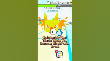 Claiming My FIRST TIANIC TILE In The NEW Summer Event In Pet Simulator 99!  #robloxfyp #roblox #ps99