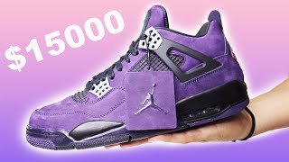 purple travis scott jordans