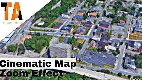 Cinematic Map zoom effect on mobile | Kinemaster drone effect video editing | Technical Afaque