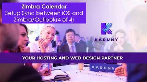 Zimbra Calendar Synchronization: Setup Sync between iOS and Zimbra/Outlook (4/4)