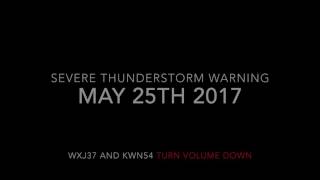 RWT and Severe Thunderstorm Warning (EAS #42-44)