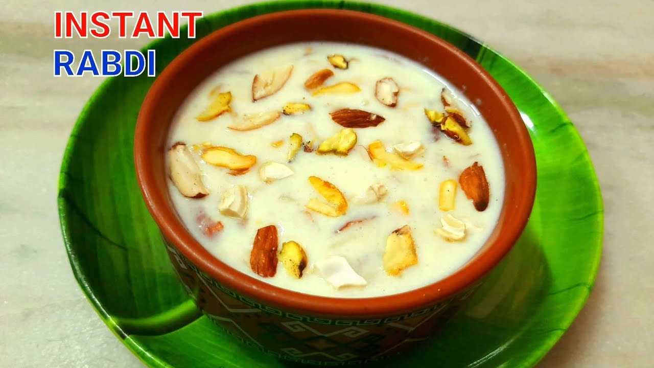 Instant Rabdi | రబడి | Easy Rabdi Recipe | Quick Rabdi Recipe | Instant ...