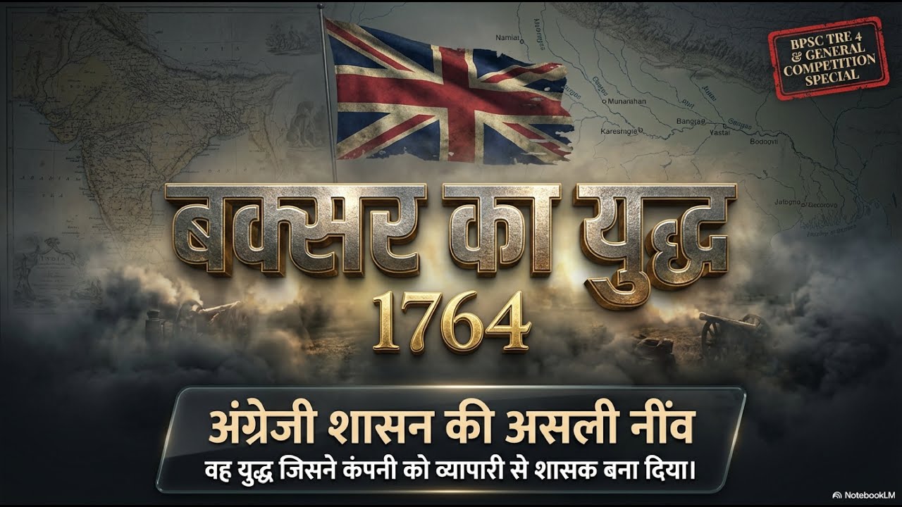 1764 का युद्ध जिसने अंग्रेजों को भारत का मालिक बना दिया | BPSC TRE 4