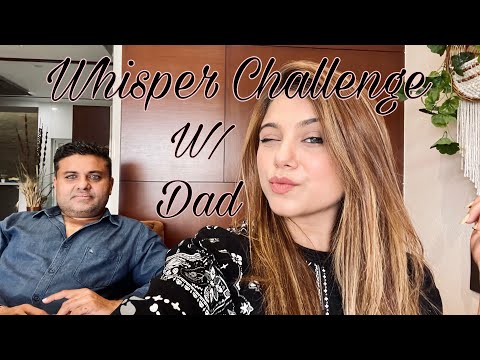 The Whisper Challenge ft.Dad🤍 // Vrushali Vlogs🌸