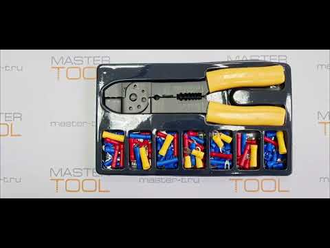 Электропассатижи Клещи для обжима VOREL + вилки и кольца под обжим, сталь 44-47HRC, 45050