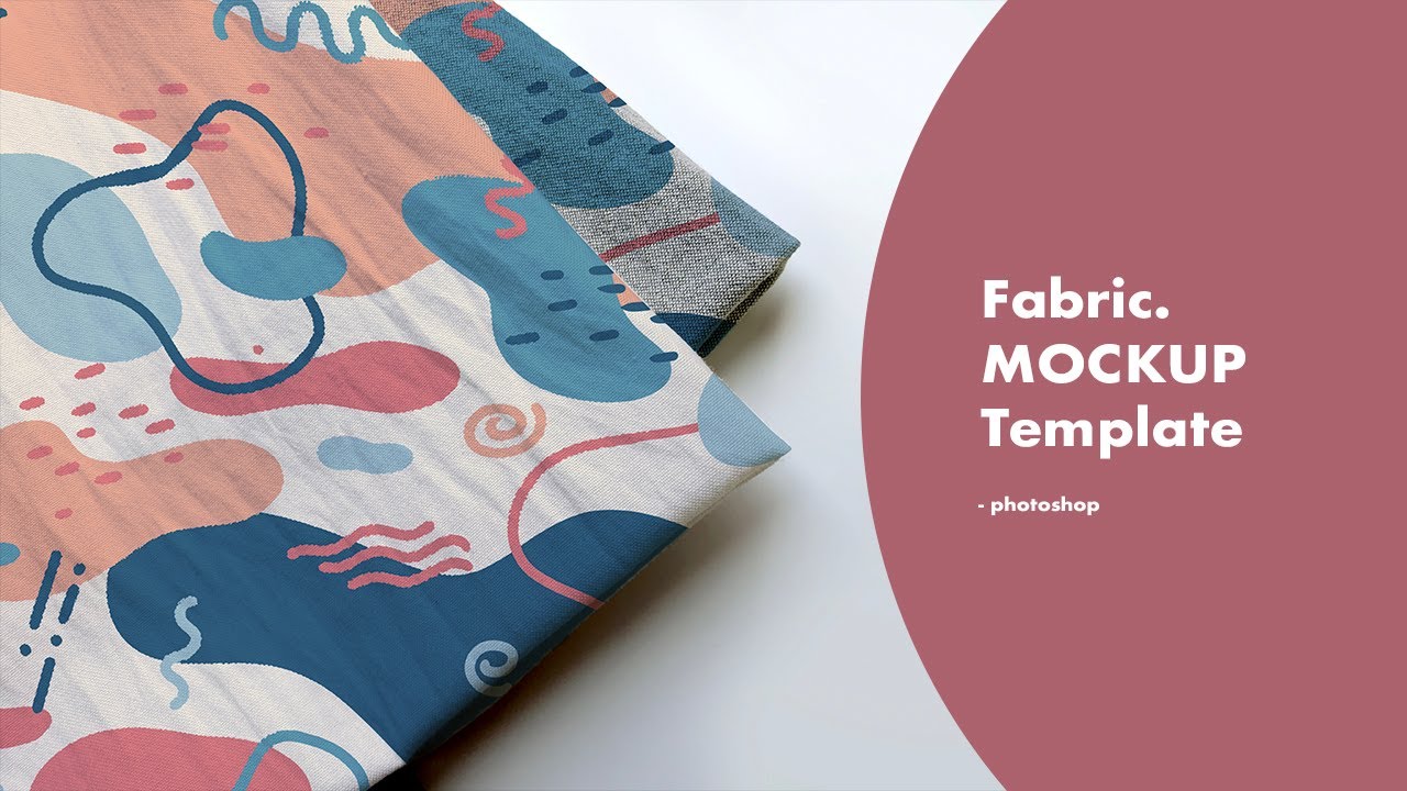 Free Download Fabric Mockup Template Psd File