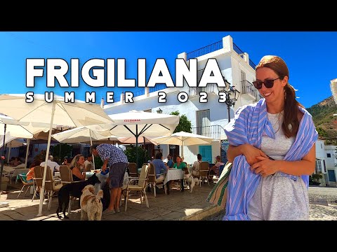 Frigiliana Spain Beautiful Town Summer 2023 September Update Axarquía | Costa del Sol | Málaga [4K]