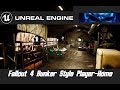 Fallout 4 Bunker Player Home / Unreal Engine 4 / No Speed Level Design