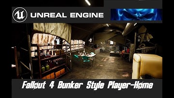 Fallout 4 Bunker Player Home / Unreal Engine 4 / No Speed Level Design